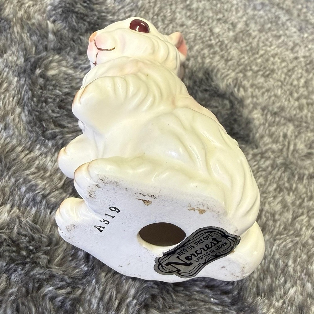 Norcrest Porcelain Rabbit Figurine - Picture 5 of 9
